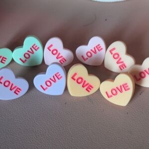 Heart Shaped Sweetheart Earrings